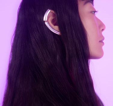 Silver Full Ear Climber Earring