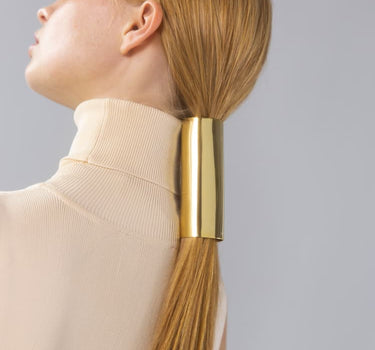 Large Gold Ponytail Cuff