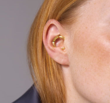 Daith earring in gold