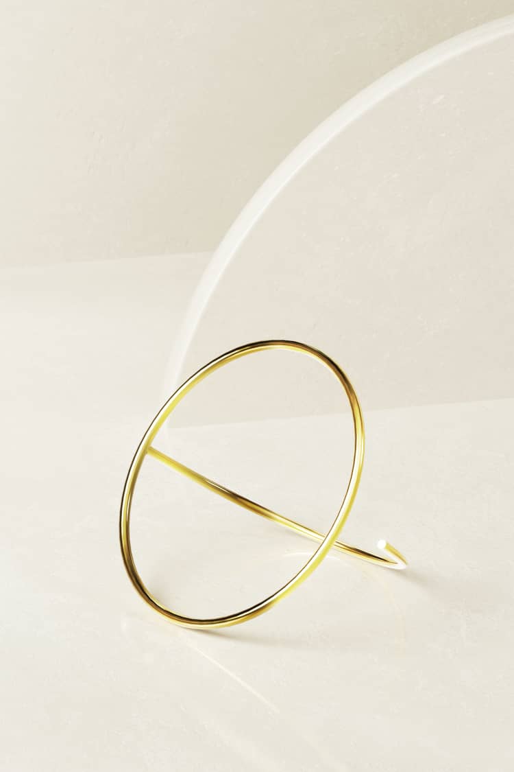 Gold Round Bracelet