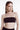 Straight Cotton Bandeau - Burgundy