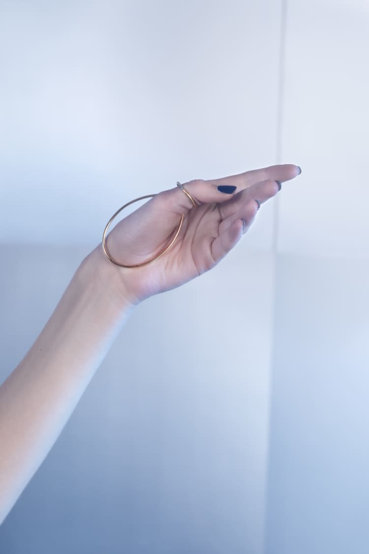Gold Circle Ring