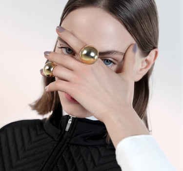 Gold Dome Ring