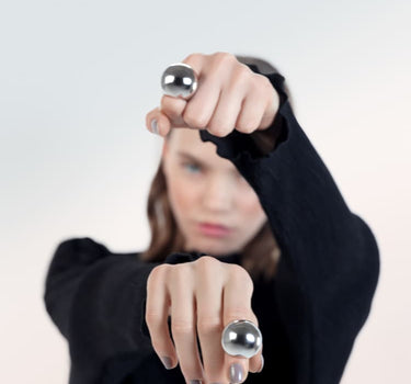 Silver Dome Ring