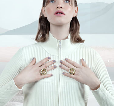 Gold Donut Ring