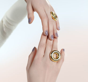 Gold Donut Ring