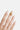 Rose Quartz Statement Nail Ring in Gold
