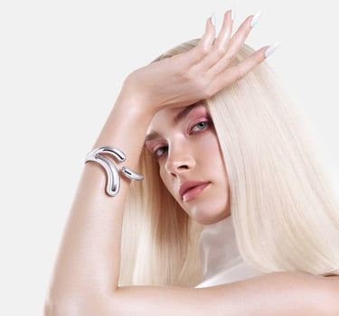 Three-Drop Bracelet - silver