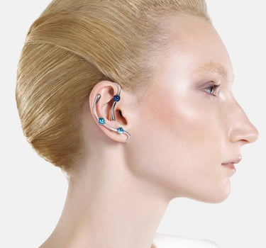 Casa Batlló full earcuff in silver