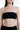 Straight Cotton Bandeau - Black
