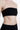 Straight Cotton Bandeau - Black