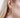 Large S-Shaped Drop Earrings - gold