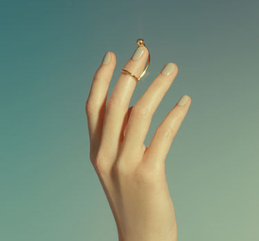 Gold Nail Ring