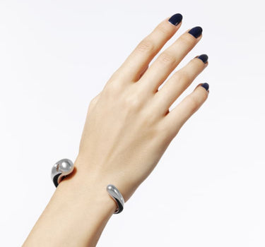Silver Torque Bangle Bracelet
