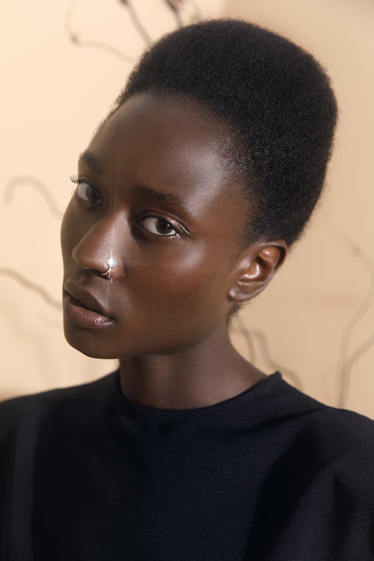 Silver Fake Lip or Nose Ring