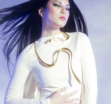 Gold Liquid Necklace