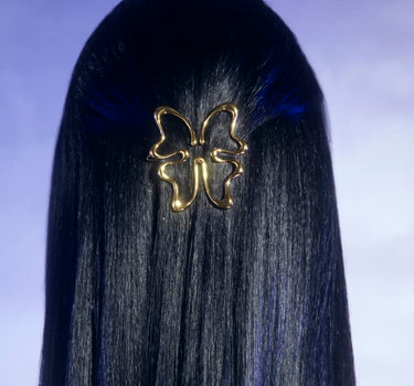Gold Butterfly Hair Clip
