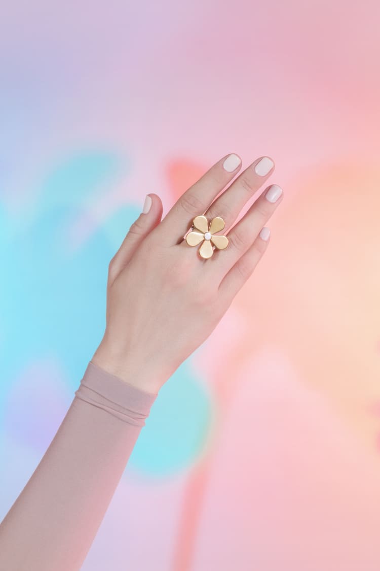 Gold Flower Ring