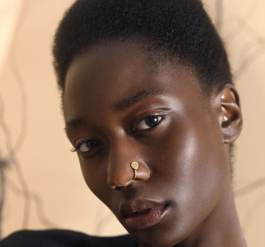 Gold Fake Lip or Nose Ring