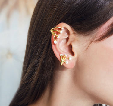 Mini Pearls Ear Cuff Set