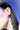 Large Gold and Lilac Liquid Ear Cuff
