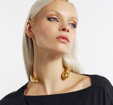 Gold Torque Necklace