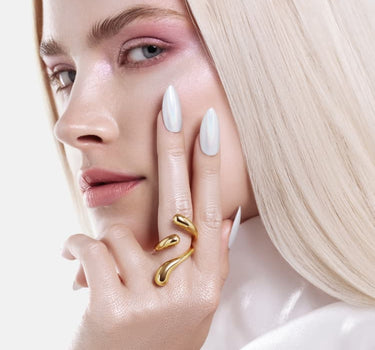 Three-Drop Ring - gold