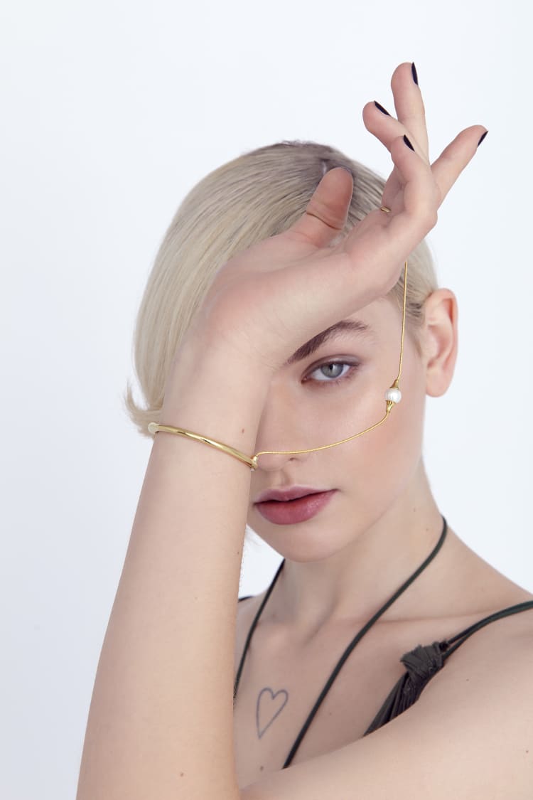 Gold Hand Bracelet Chain