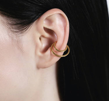 Gold Horse Shoe Cuff
