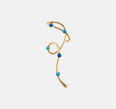 Casa Batlló dangle earcuff in gold
