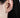 Silver Crescent Ear Cuff