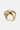 Double Finger Sculptural Ring in Gold