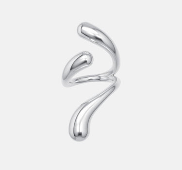 Three-Drop Ring - silver