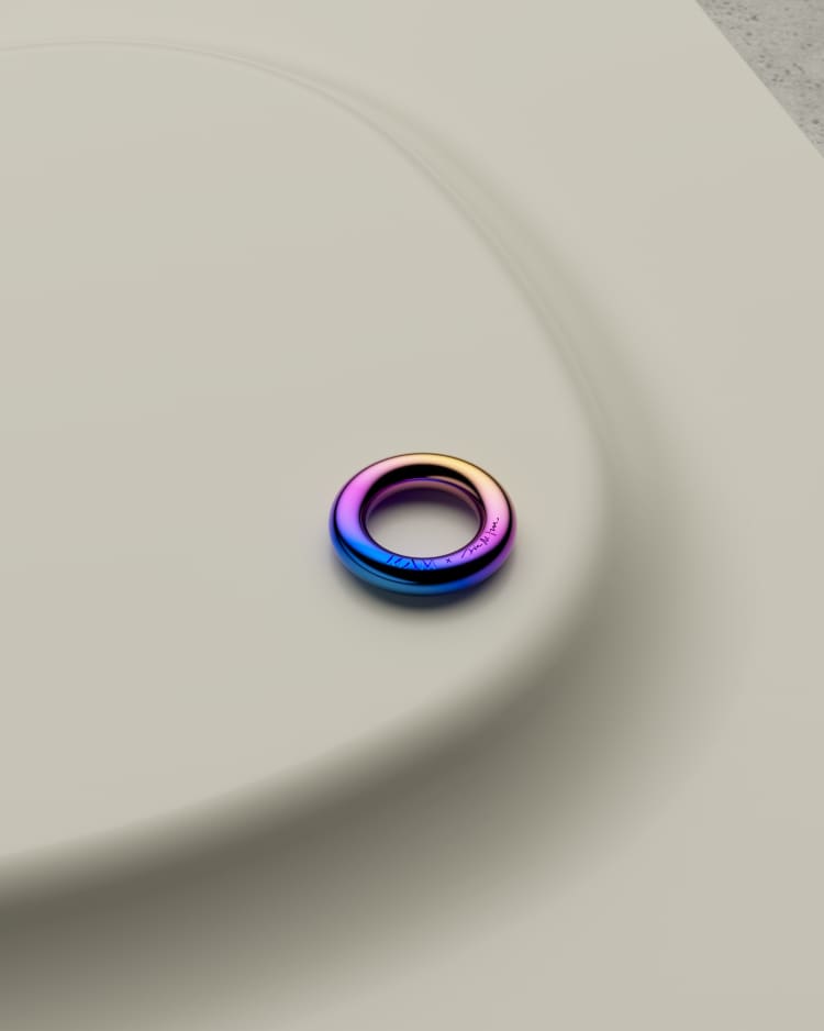purple band ring